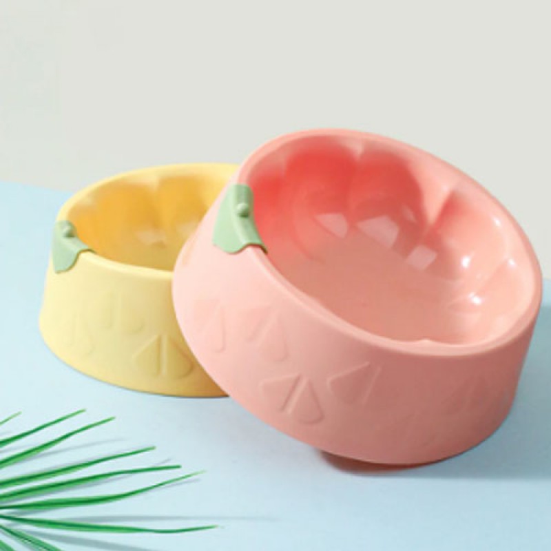 Plastic Pet Bowl Dish Indoor Pet Double Bowl